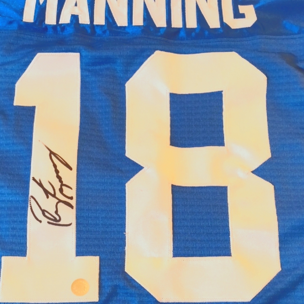 Payton Manning Signed Jersey Authenticated